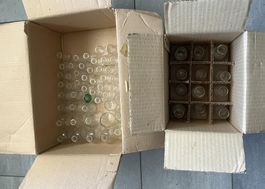 Laborzubehör Lot Gläser und Fläschli 68 Stück