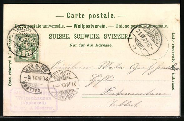 Cartes postales: Litho Meldegg, Panorama der Region, Gast – D'occasion à Berlin par bartko-reher 1