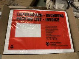 neue Lieferscheintaschen C5 240x175mm 1000Stk.