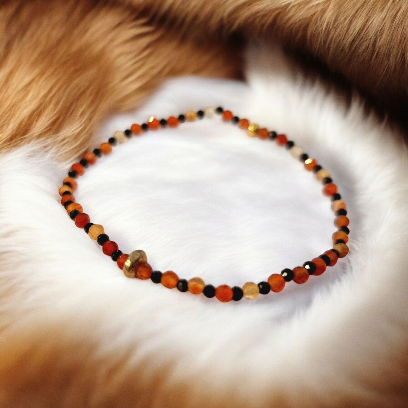 Bracciali & Braccialetti: Armband Karneol, Turmalin & Bronze – Nuovo e nell'imballaggio originale da Aarau venduto da Schmuckhoehle_MD 8