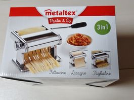 Teigwarenmaschine Paste Maschine 3 in 1 Metaltex