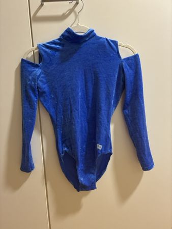 Blaues Turndress, Samtstoff, Grösse S, gut erhalten