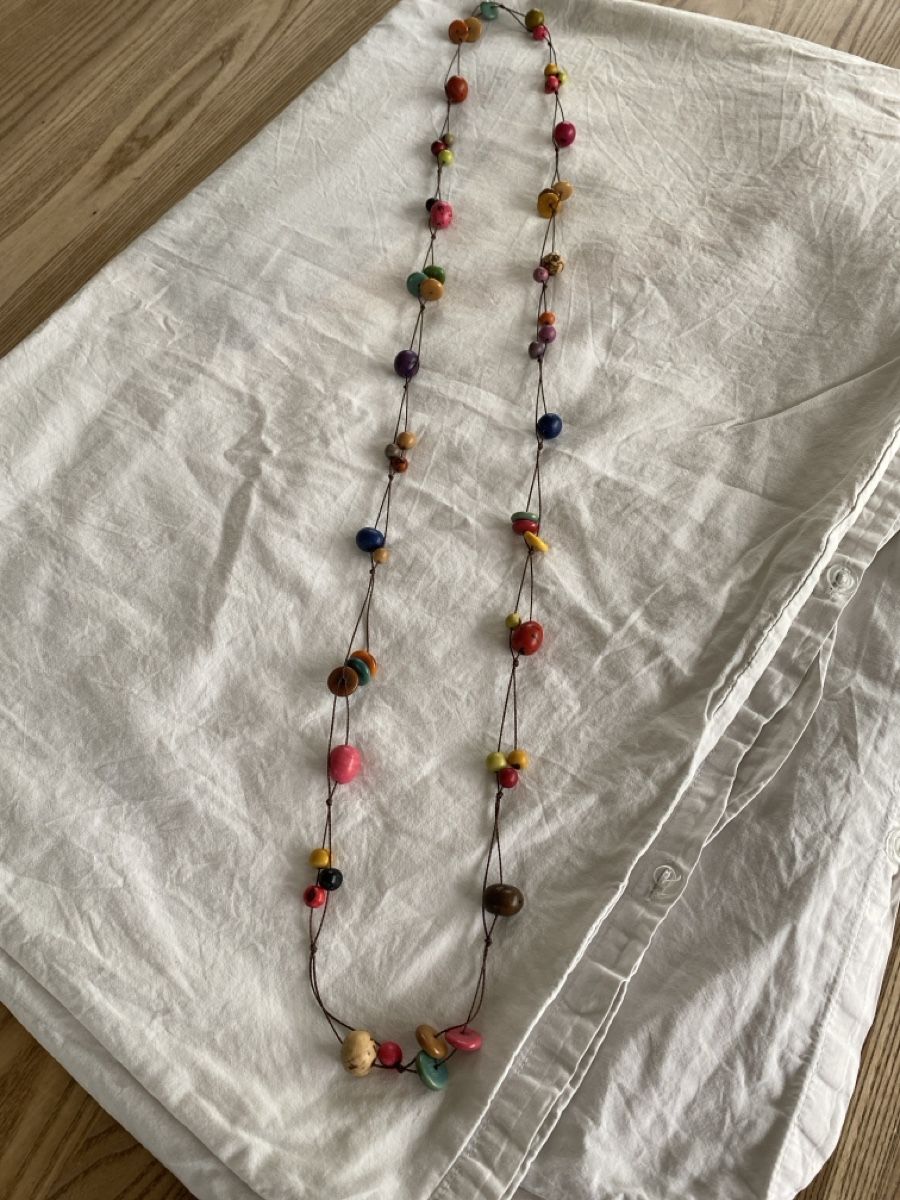 Colliers: Collier perles artisanal multicolore  – D'occasion à Lonay par Ikoko 1