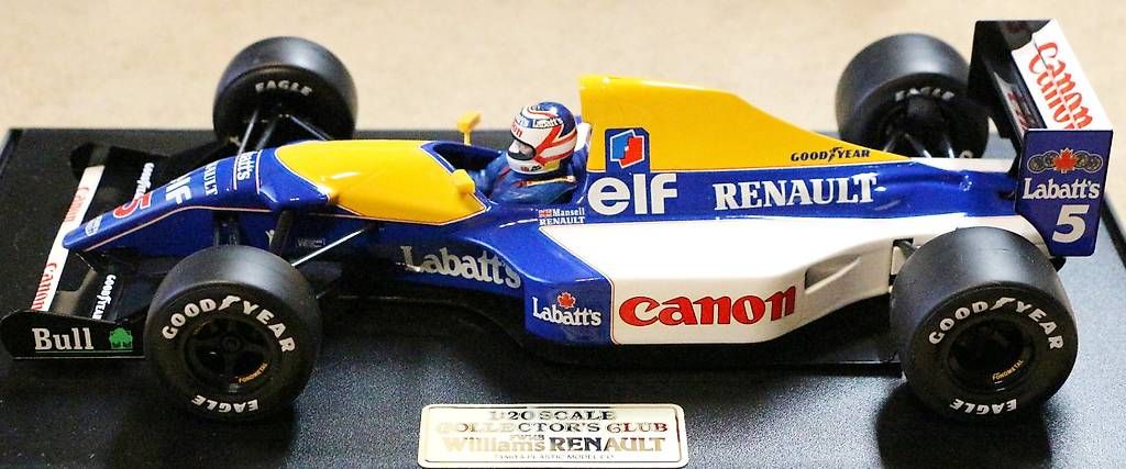Williams Modellini d'auto: Williams FW14B Nigel Mansell 1:20 – Nuovo (secondo la descrizione) da Mörschwil venduto da Ferrari-V8 4
