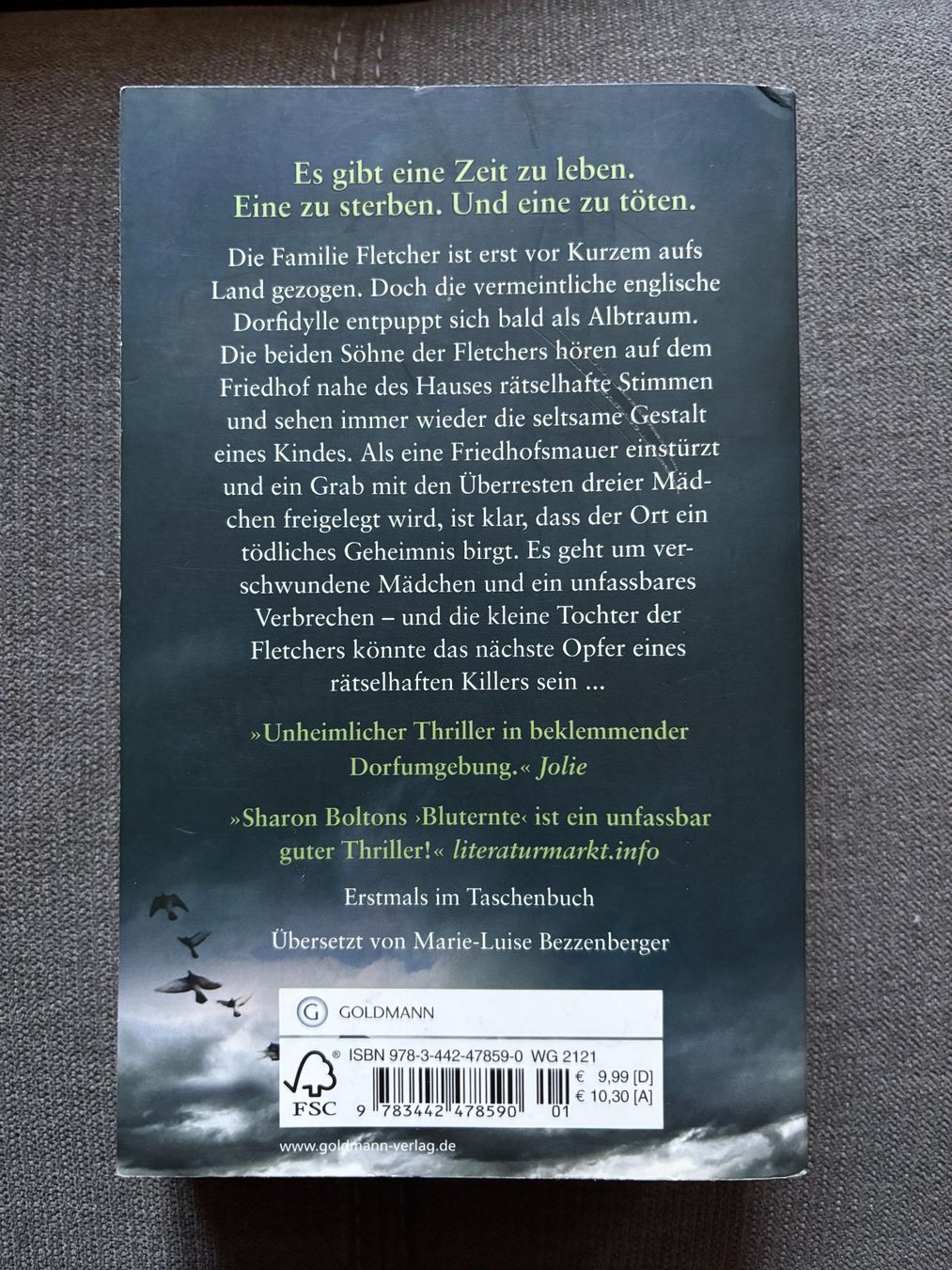 Libri: "Bluternte" von Sharon Bolton – Usato da St. Niklaus VS venduto da np8_lsg2 1