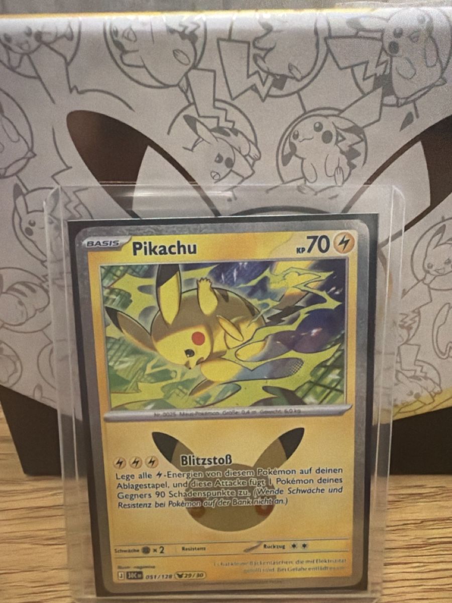 Pokémon Carte collezionabili: Pokémon Pikachu 051/128 - 30th DE  – Nuovo (secondo la descrizione) da Bülach venduto da ran_kqm8