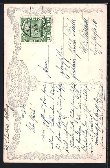 Cartoline postali: Postkutsche auf einer Landstrasse, Pfing – Usato da Berlin venduto da bartko-reher 1