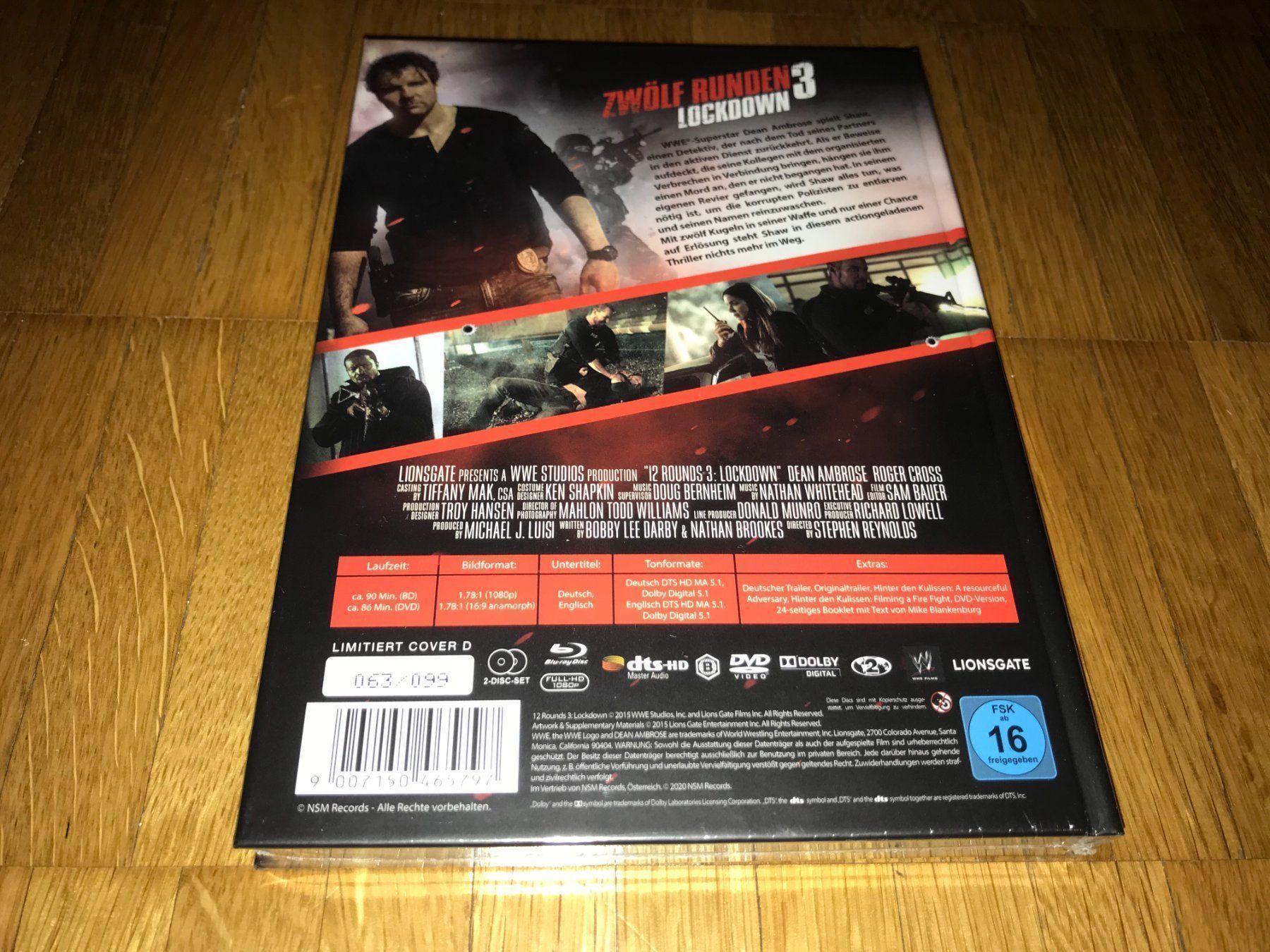 Tutti i DVDs: Zwölf Runden 3 - Lockdown - MEDIABOOK - D - UNCUT – Nuovo e nell'imballaggio originale da Basel venduto da havsok 1