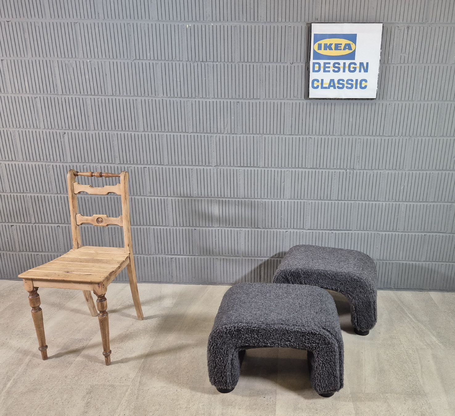 Ikea Sgabelli: 1 Stück Vintage Design Hocker Ikea Schafhocker Höcker – Usato da Nottwil venduto da Wondewa-Shop 2