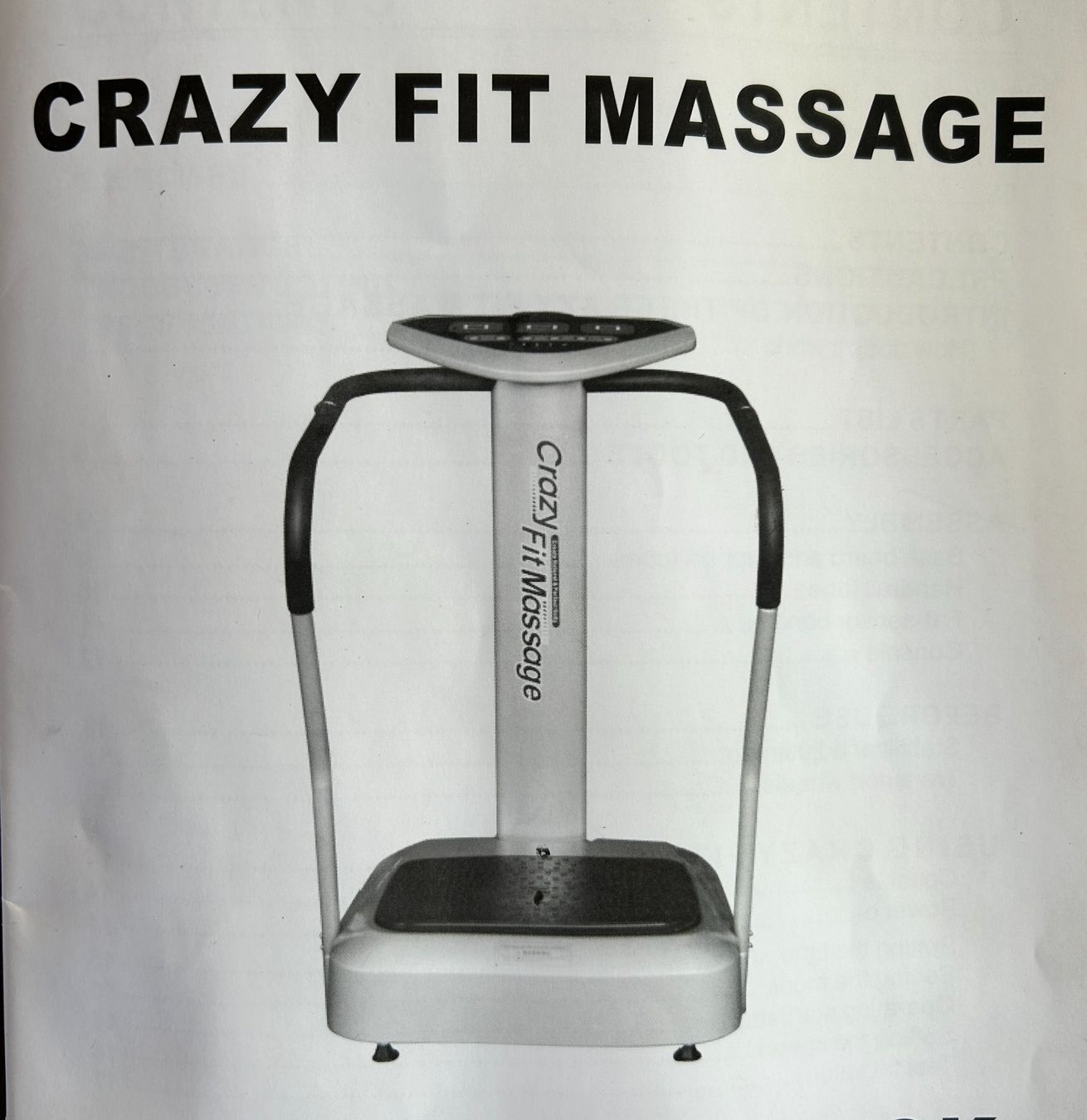 Hometrainer: Crazy Fit Massage – Usato da St. Gallen venduto da landarenca