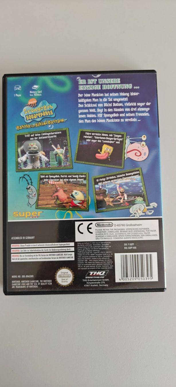 Nintendo Giochi: SpongeBob Battle for Bikini Bottom GameCube komplett – Usato da Kleinandelfingen venduto da RetroDomi 2