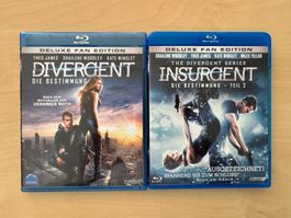 Blu-Ray 2x Die Bestimmung Divergent + Insurgent
