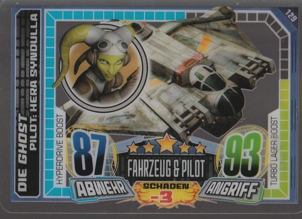 Topps Sammelbilder & Trading cards: TCG HYPER BOOST PLASTIC CARD # 129 DIE GHOST Topps Attax – Neu (gemäss Beschreibung) aus Vezia von Aquarius_Age