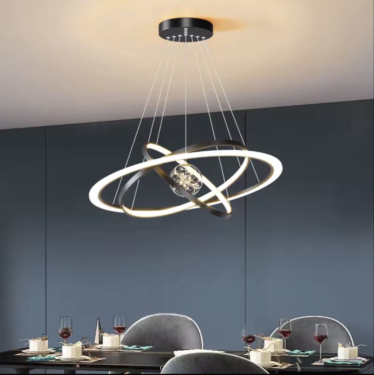 Lampade: Plafonnier LED suspendu au design moderne, éclairage d'intér – Nuovo e nell'imballaggio originale da Carouge GE venduto da ser_mf5q