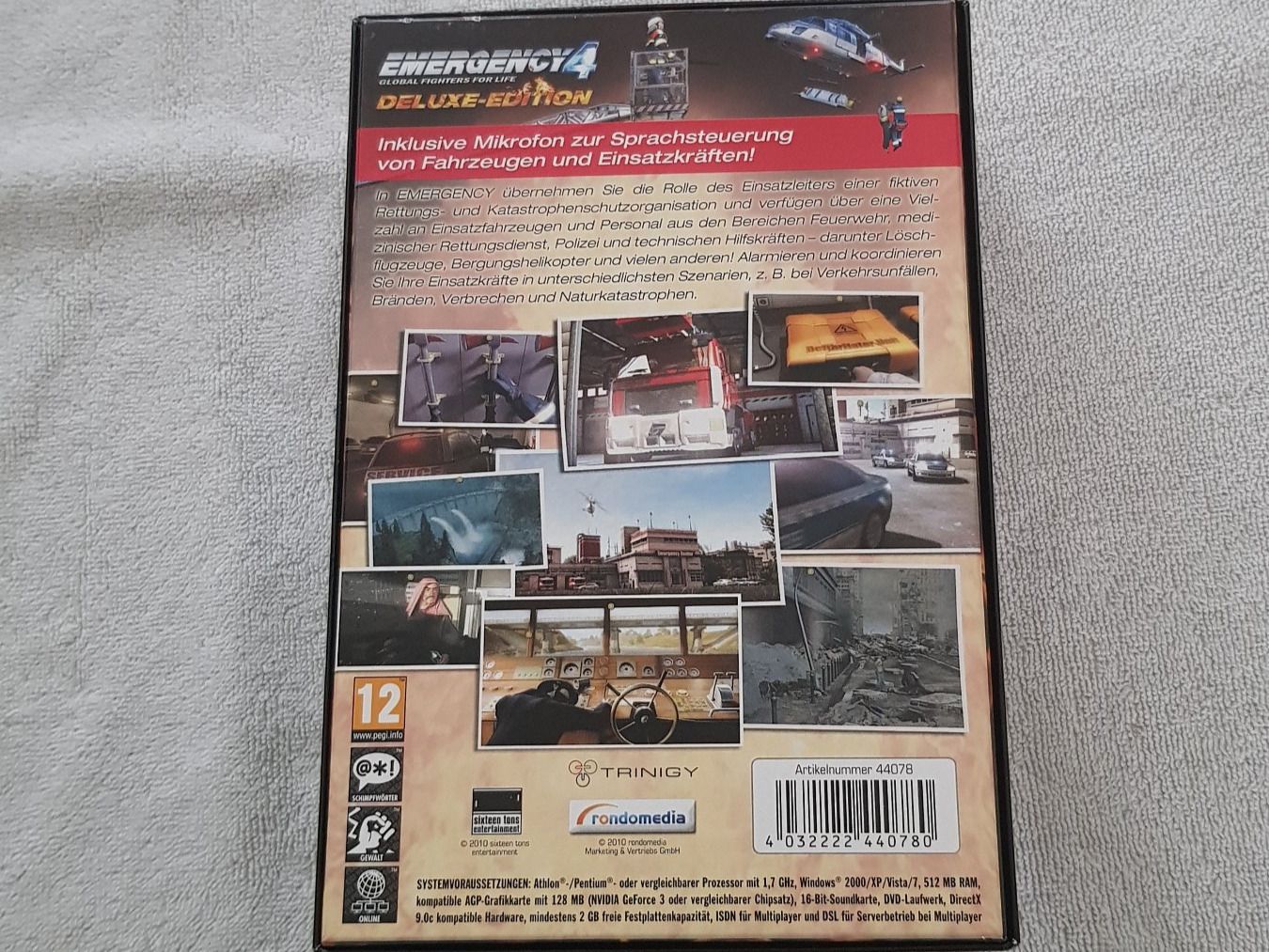 Spiele: Emergency 4 Deluxe-Edition (PC CD-ROM) – Gebraucht aus Liestal von tonic 5