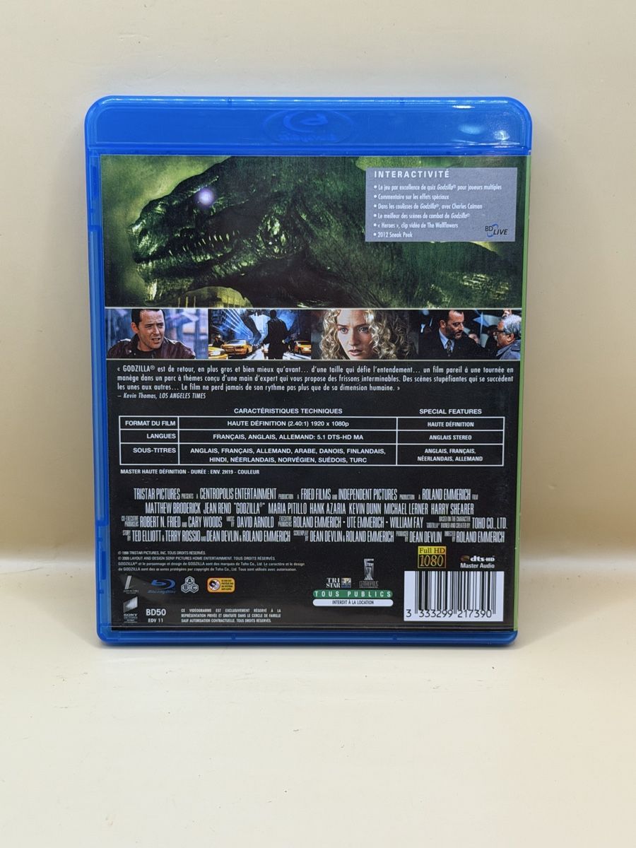 Tous les DVDs: Blu-ray Godzilla 3D – D'occasion à Genève par sho_67qj 1