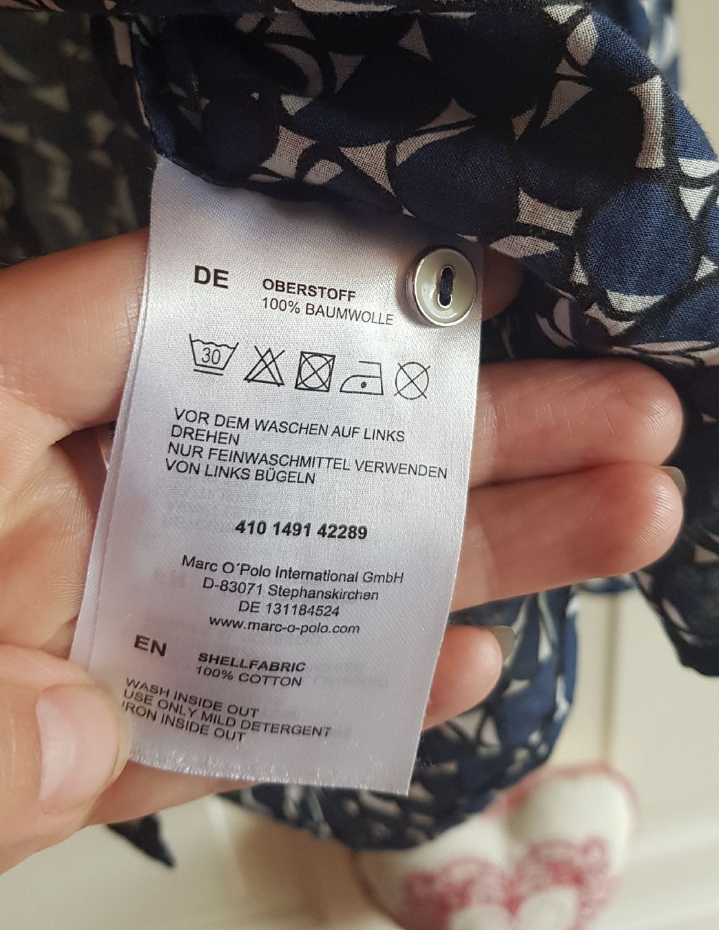 Marc O'Polo Blusen: Marc O'Polo Bluse  38 Baumwolle – Neu (gemäss Beschreibung) aus Menznau von Valinor 5