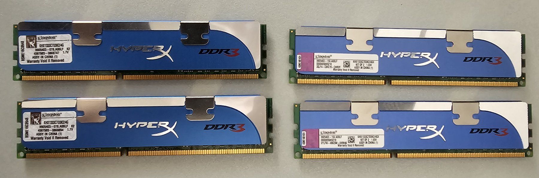 Kingston Hyper X - RAM 4x 4GB- DDR3 (Gebraucht) in Lenzburg für CHF 16 ...