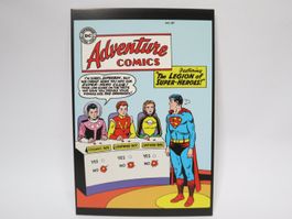 AK DC Adventures Comic Cover, Superman, Postkarte