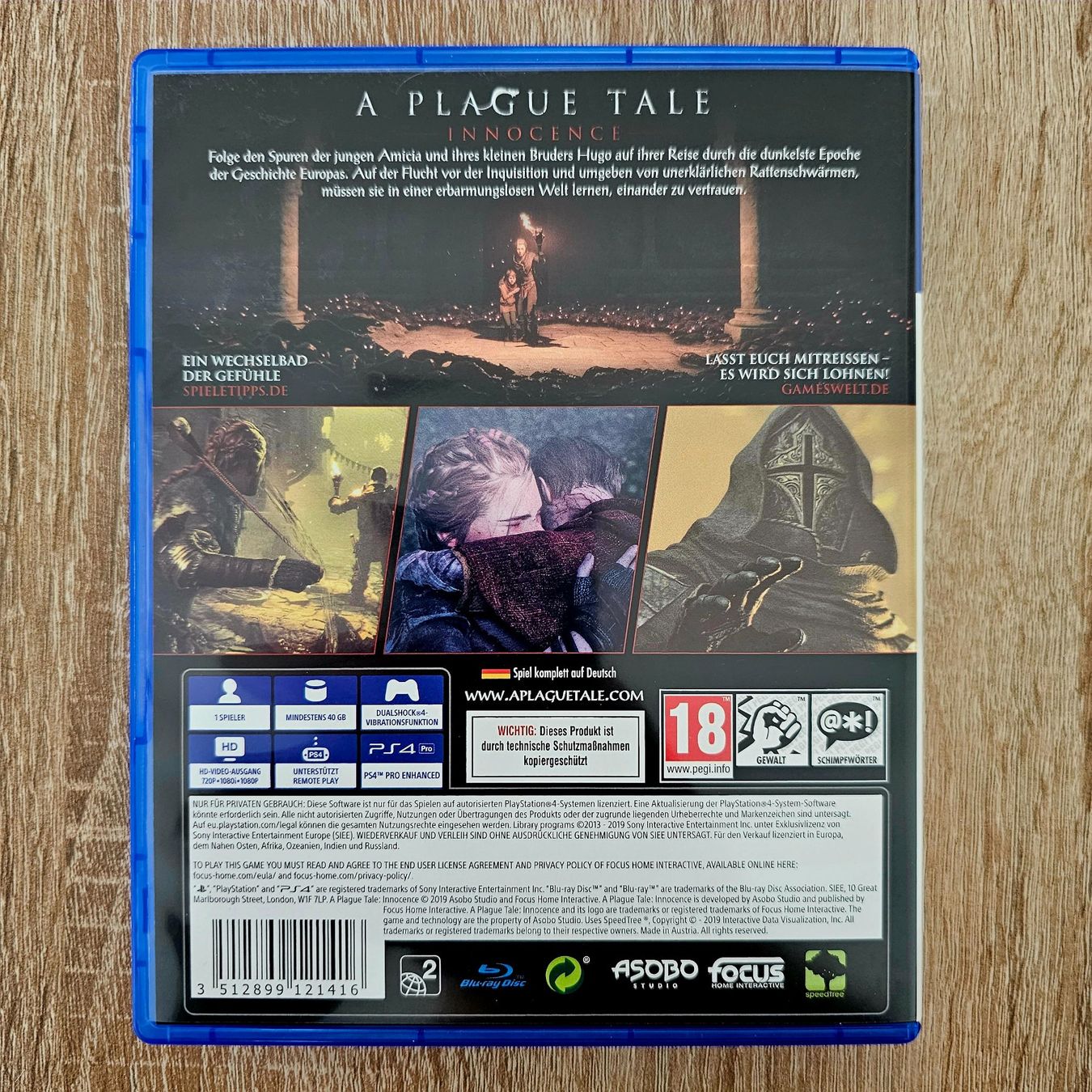Sony Spiele: A Plague Tale Innocence (PS4) – Gebraucht aus Holziken von Miglioregamesnmore 1