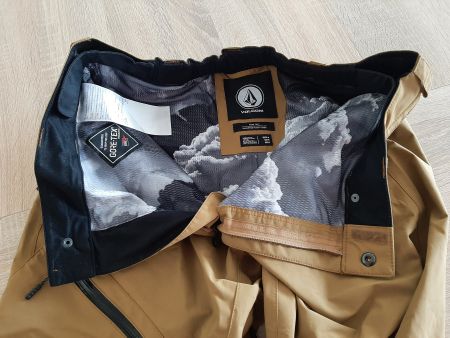 Volcom Snowboard-Skihose Gore-Tex senf-braun Grösse M