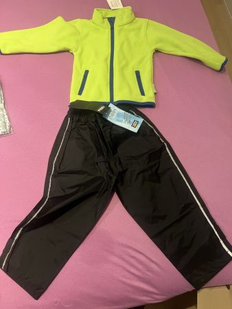 Regen-Set Rukka Playshoes gelb schwarz Grösse 92 neu