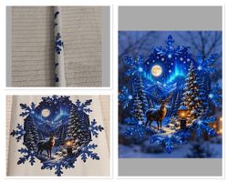Fensterbild Schneeflocke Winter Motiv
