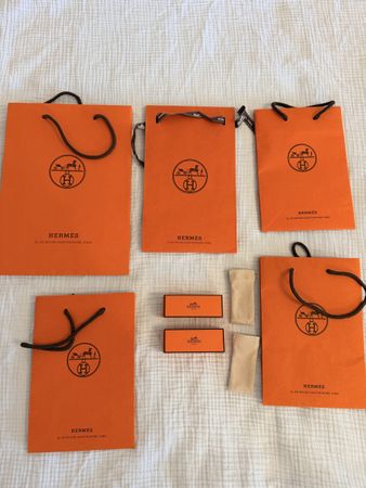 Lot de sacs et étuis Hermès 