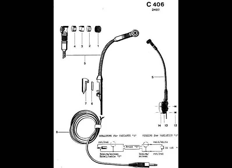 Akg Mikrofone: Ensemble AKG 2 Micros C 406B + Alim/Mixeur B9 – Gebraucht aus Torny le Grand von cla_w6np 3