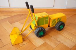 Vintage Spielzeug Bagger Wisa Gloria 70er Jahre - Rarität!