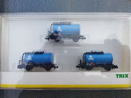 Kesselwagen Set "VTG" der FS von Minitrix N, Fabrikneu