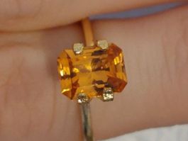 Flash sale !!! GIA Spessartite Garnet 2.06 ct Certified