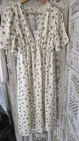 Robe d'été longue à fleurs vintage, Émile et Ida, taille 36