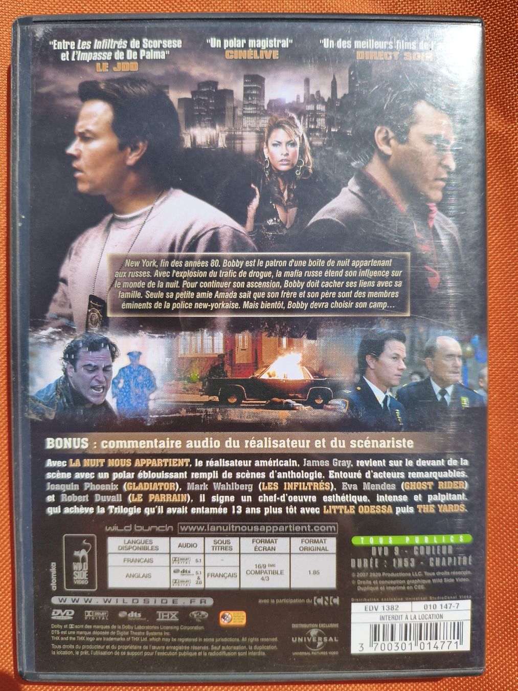 Tutti i DVDs: La nuit nous appartient  – Usato da Renens VD venduto da kollar7 1