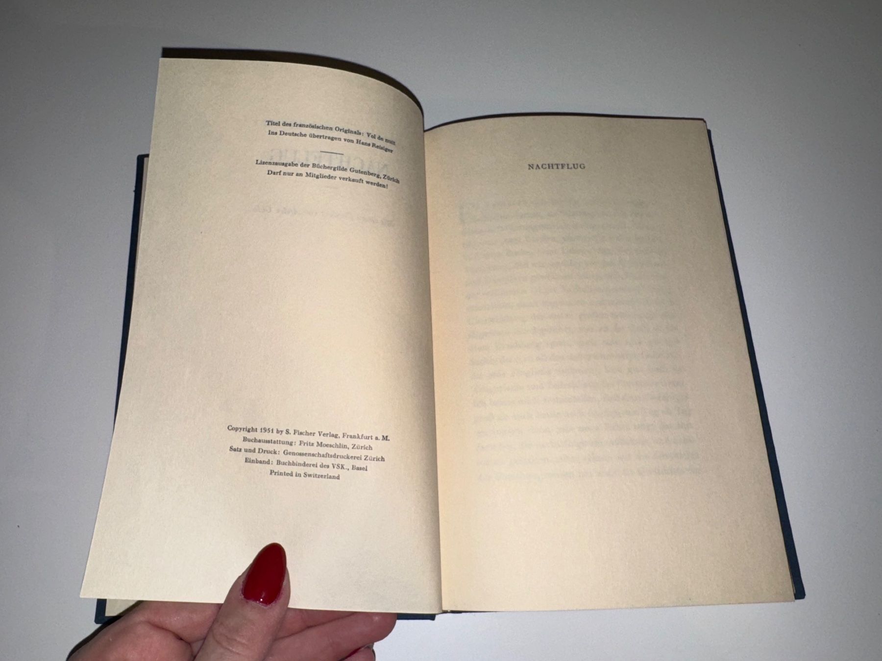 Libri: BUCH: Nachtflug – Usato da Grosswangen venduto da Second_hand_paradise 3