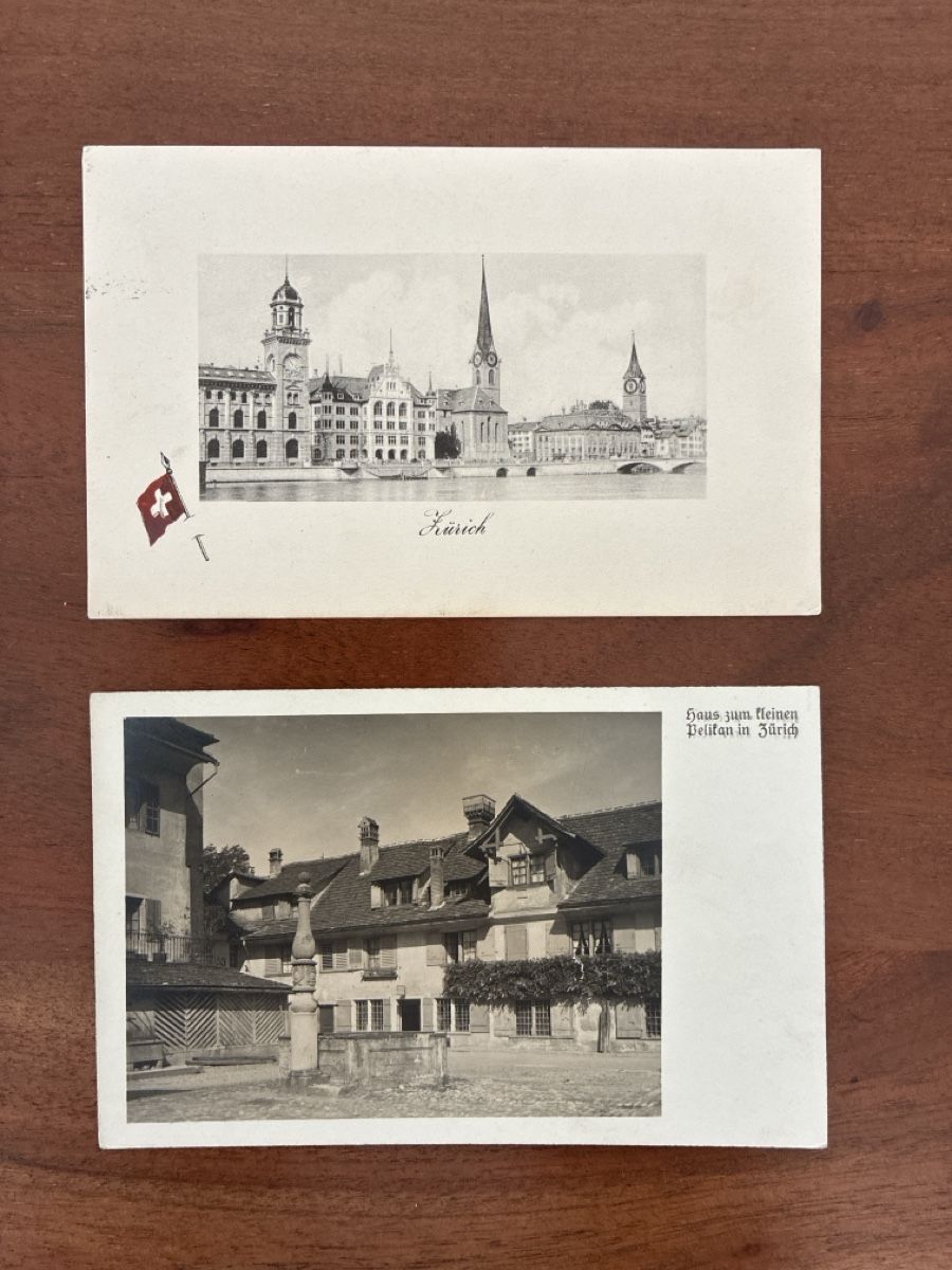 Cartes postales: 5 Ansichtskarten Schweiz diverse Häuser in Zürich  – D'occasion à Oftringen par Cla.vD.74 2