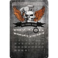 Kalender - Old School Biker Skull Kalender