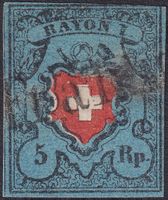 15I (Type 20) mit Franco-Stempel, Kat: 2000.- +Signaturen