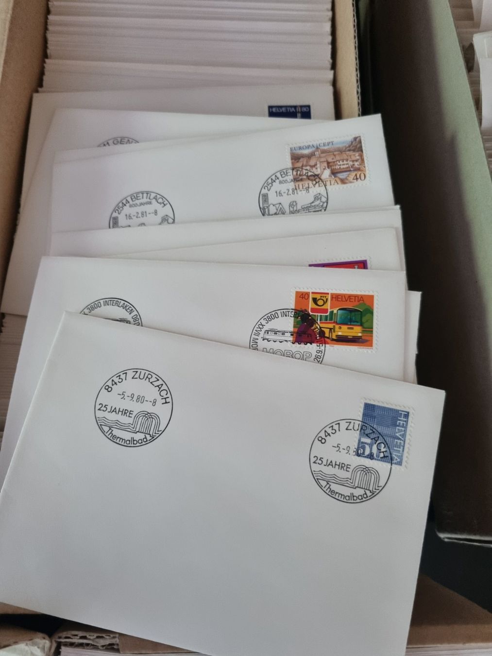 Alle Briefmarken: Grosser Posten mit ca. 2500 CH Sonderbriefe/FDC – Gebraucht aus Gümligen von Geniusbuy 1