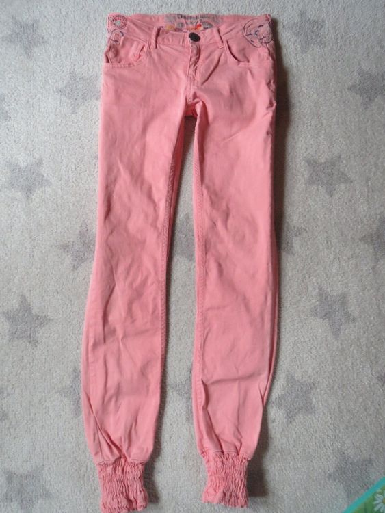 Desigual Damen Chino-Jeans In Schwarz – Gerade Schnitt, Regular Fit, 100% Baumwolle