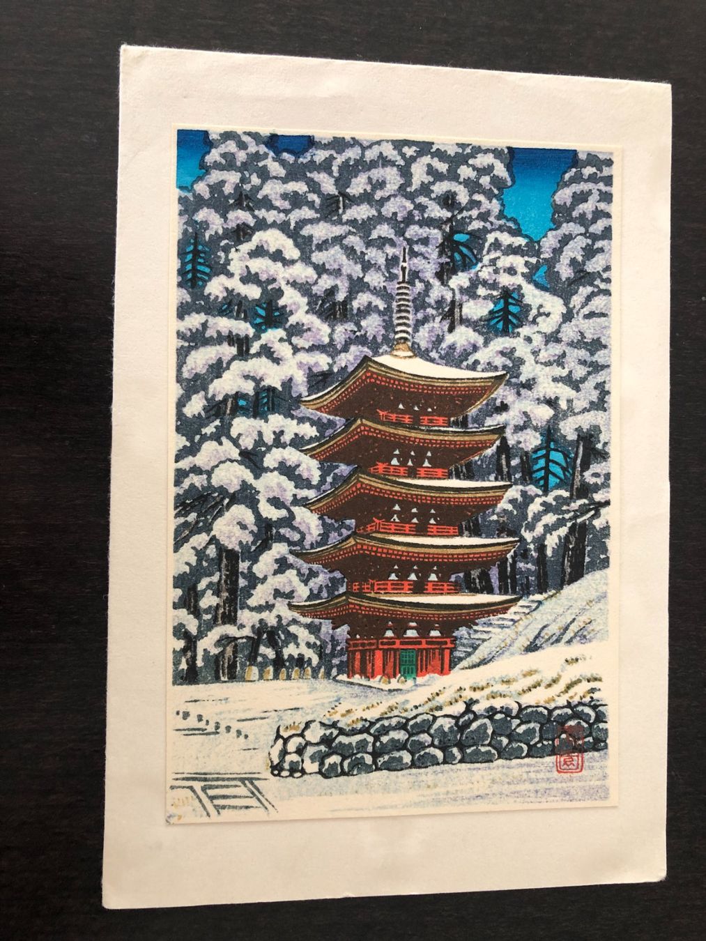 Xilografie: Japanischer Holzschnitt Shien ? – Usato da Pfäffikon ZH venduto da Waltoversand