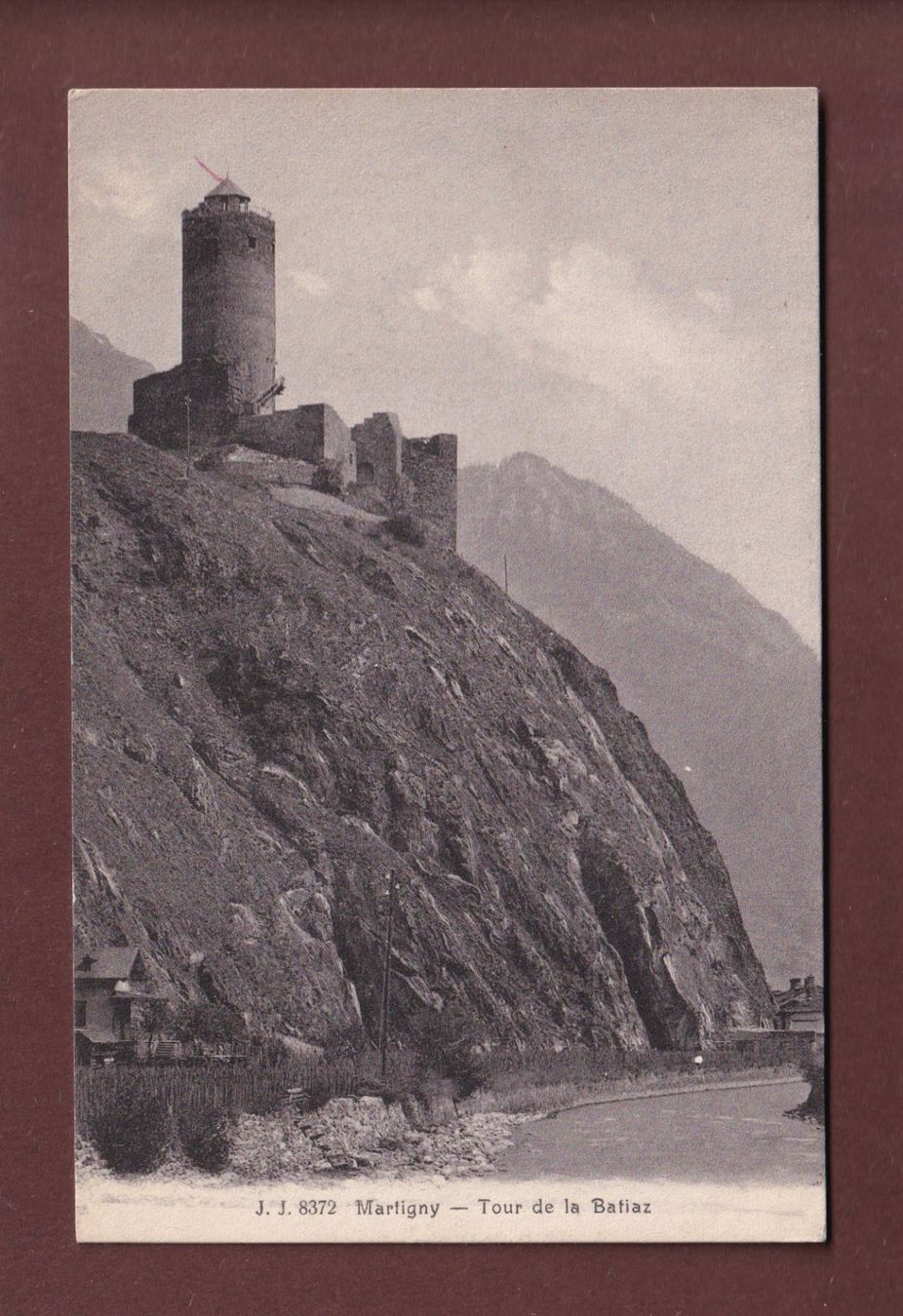 Ansichtskarten: MARTIGNY - Tour de la Bâtiaz – Gebraucht aus Pully von nicecards