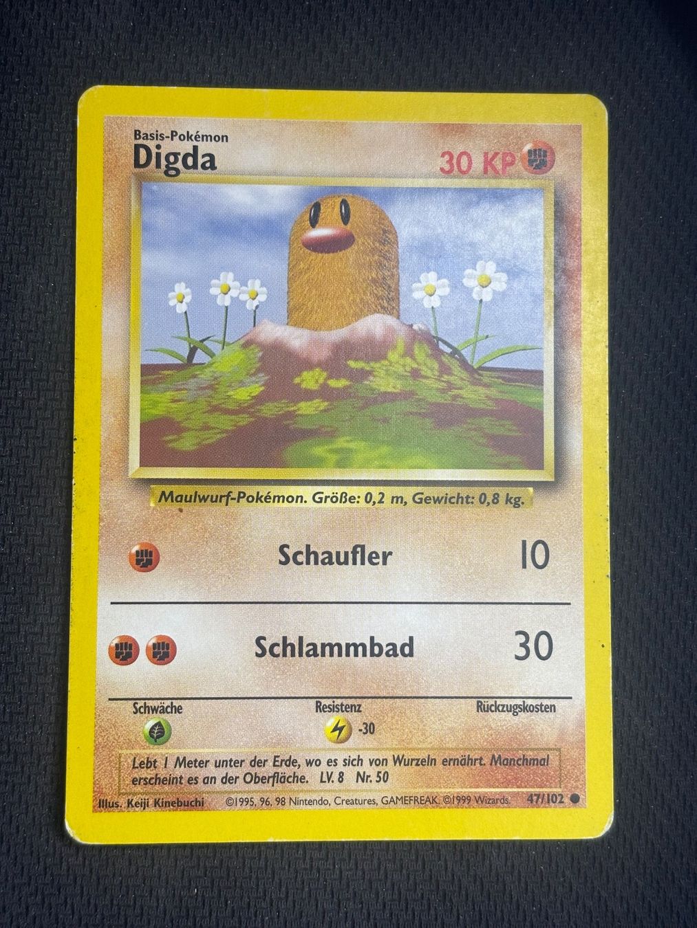 Pokémon Sammelbilder & Trading cards: Pokemon Digda 47/102 WOTC Base Set DE – Gebraucht aus St. Gallen von KantoKarten