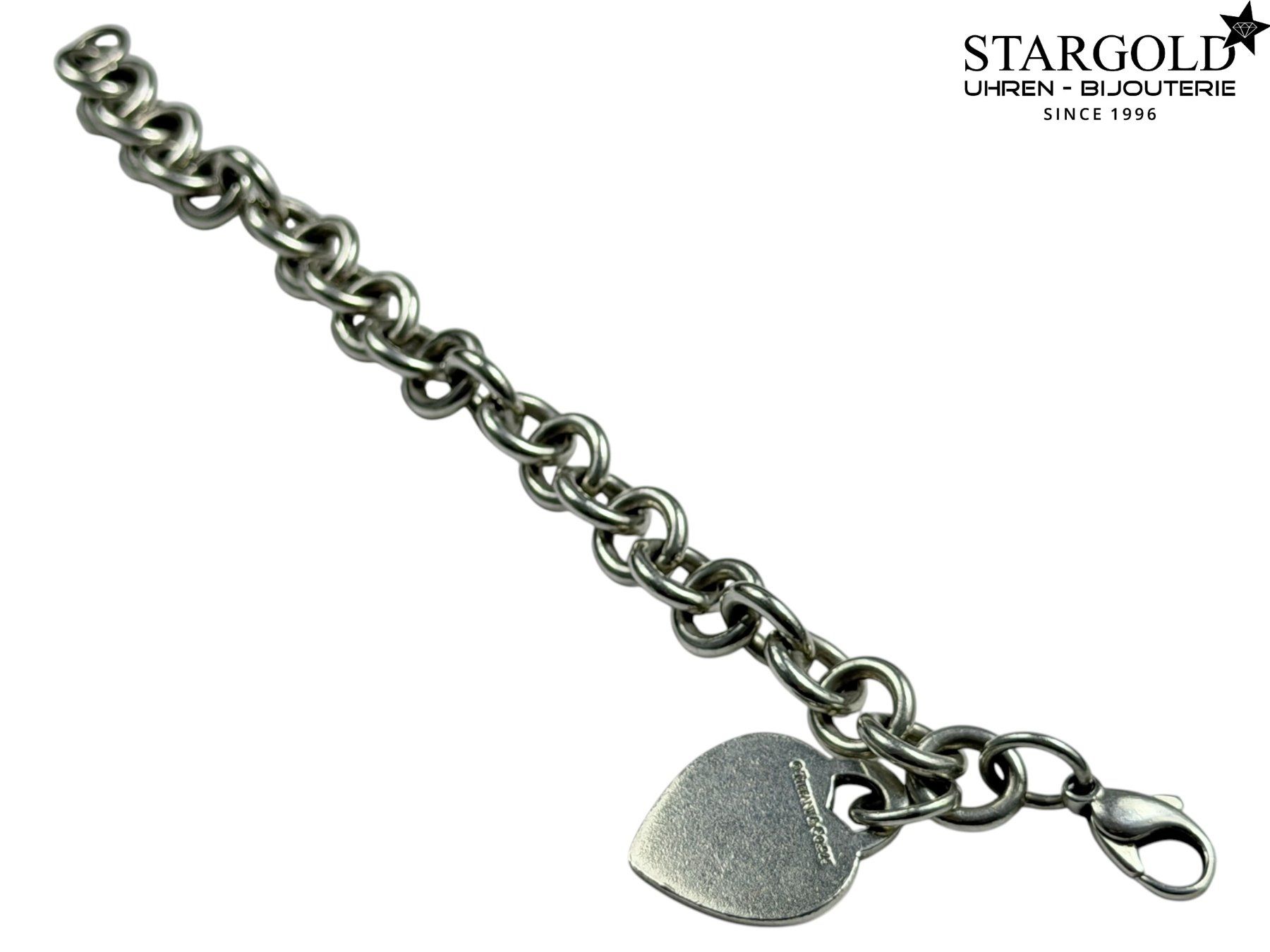 Bracciali & Braccialetti: Tiffany & Co. Silber Herz Armband – Usato da Zürich venduto da Stargold-Uhren 1