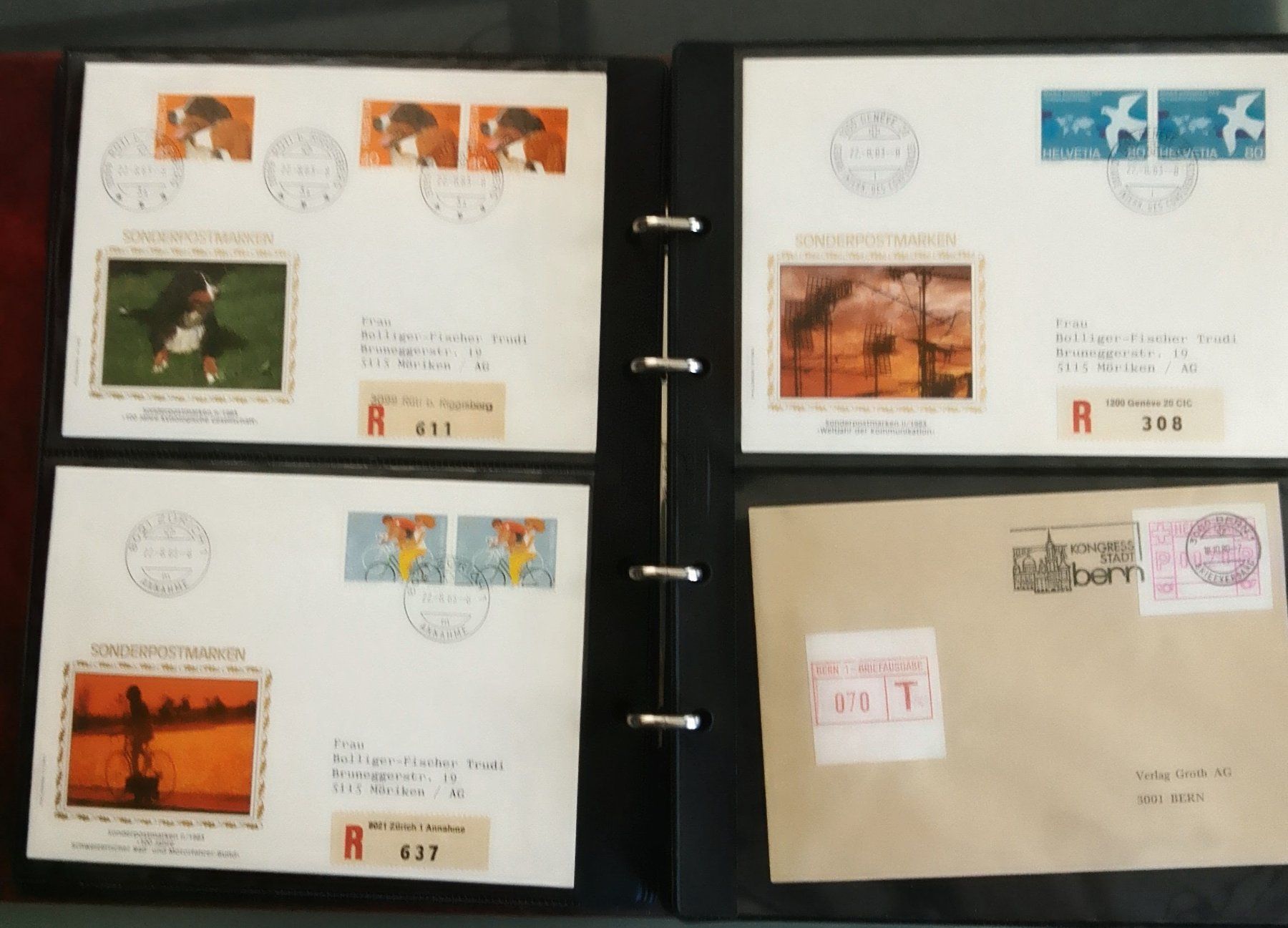 Album: Briefmarkenalbum Schweiz. Top Sammlung – Usato da Marbach LU venduto da Steinbeck1 2