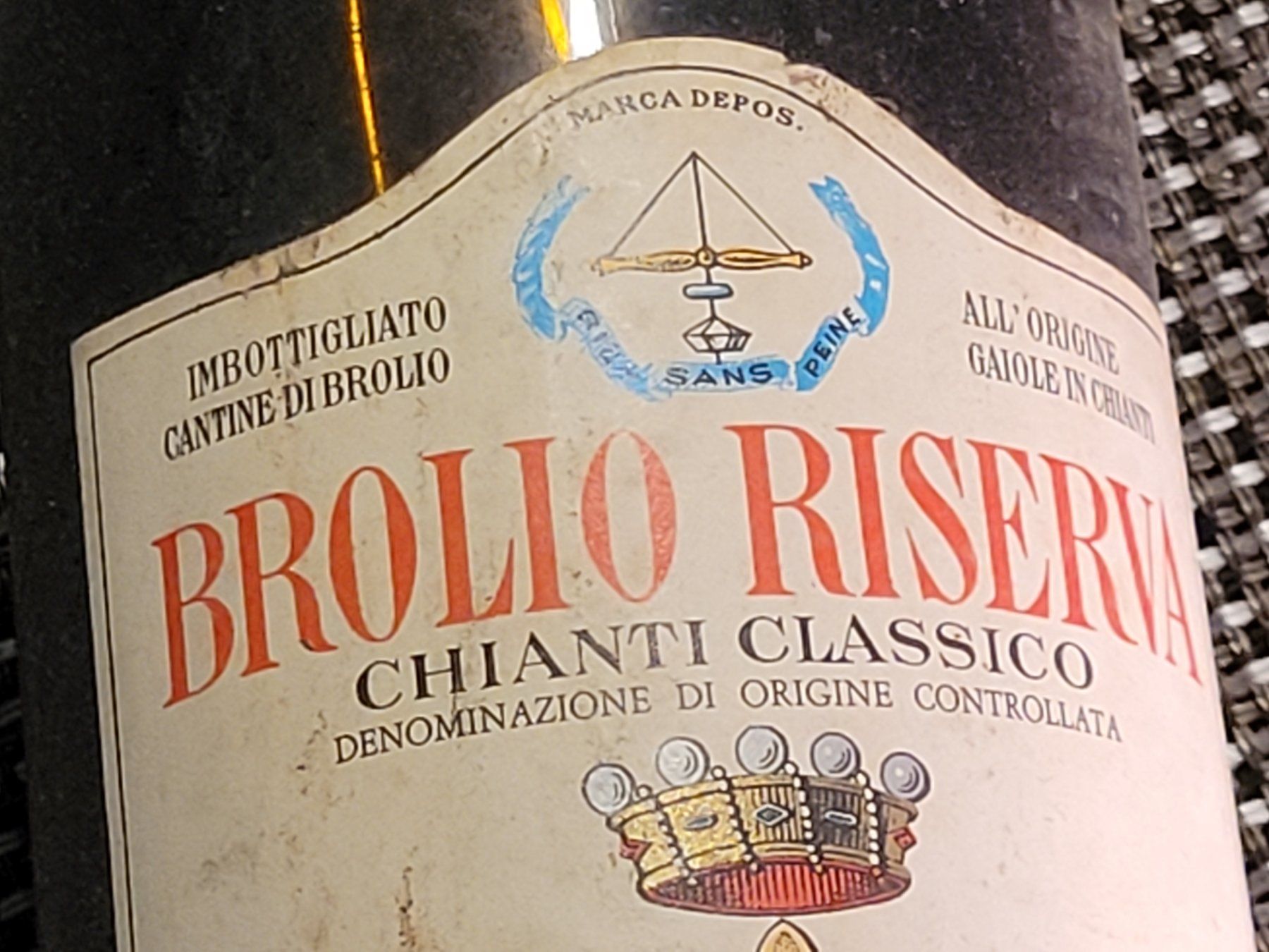 Vino: 1967 BROLIO CHIANTI CLASSICO RISERVA DOCG, antik, selten! – Nuovo (secondo la descrizione) da Oetwil am See venduto da swisspeak 7