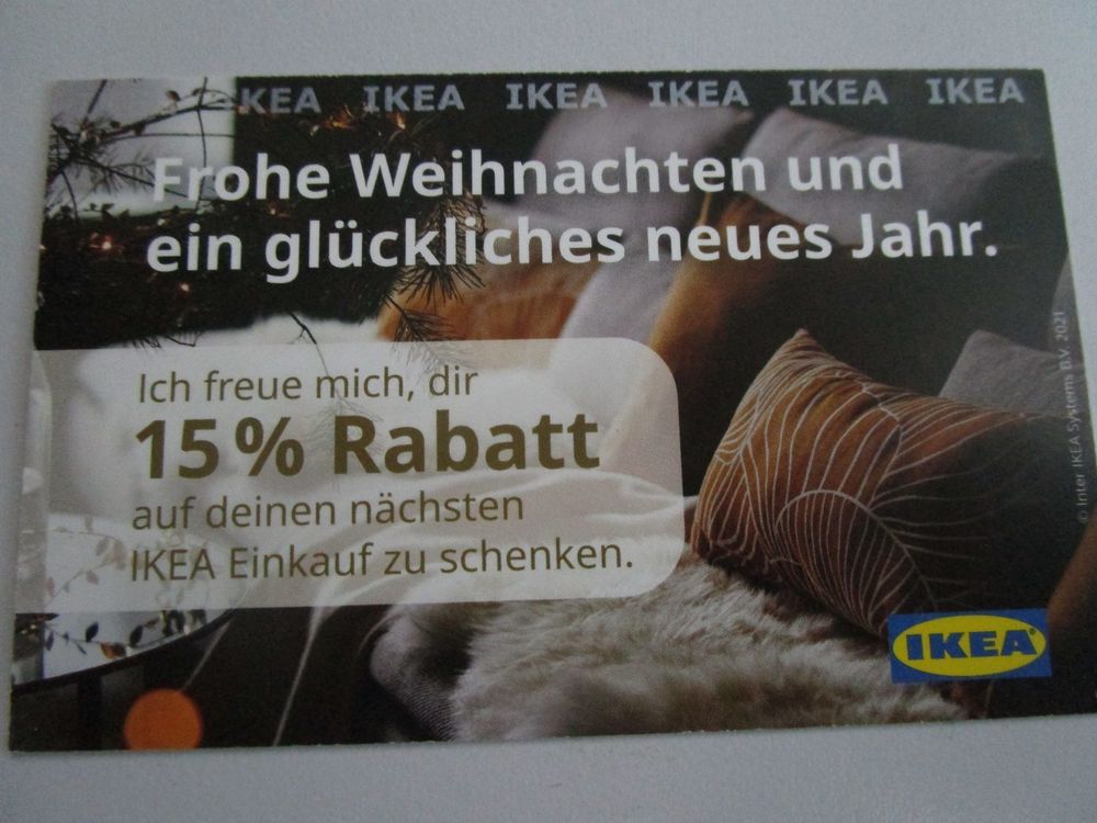 IKEA Gutschein 15% Rabatt (Neu (gemäss Beschreibung)) in Emmenbrücke ...