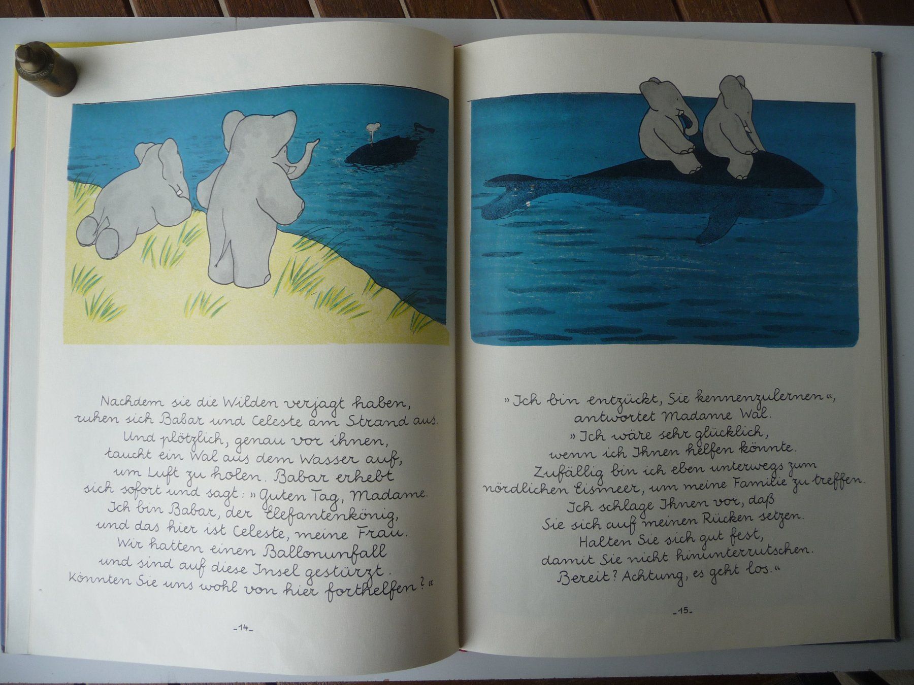 Libri: JEAN DE BRUNHOFF - BABAR AUF REISEN – Usato da Aesch BL venduto da Imoonlight 4