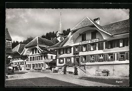 AK Signau, Ortspartie mit Gasthof Bären