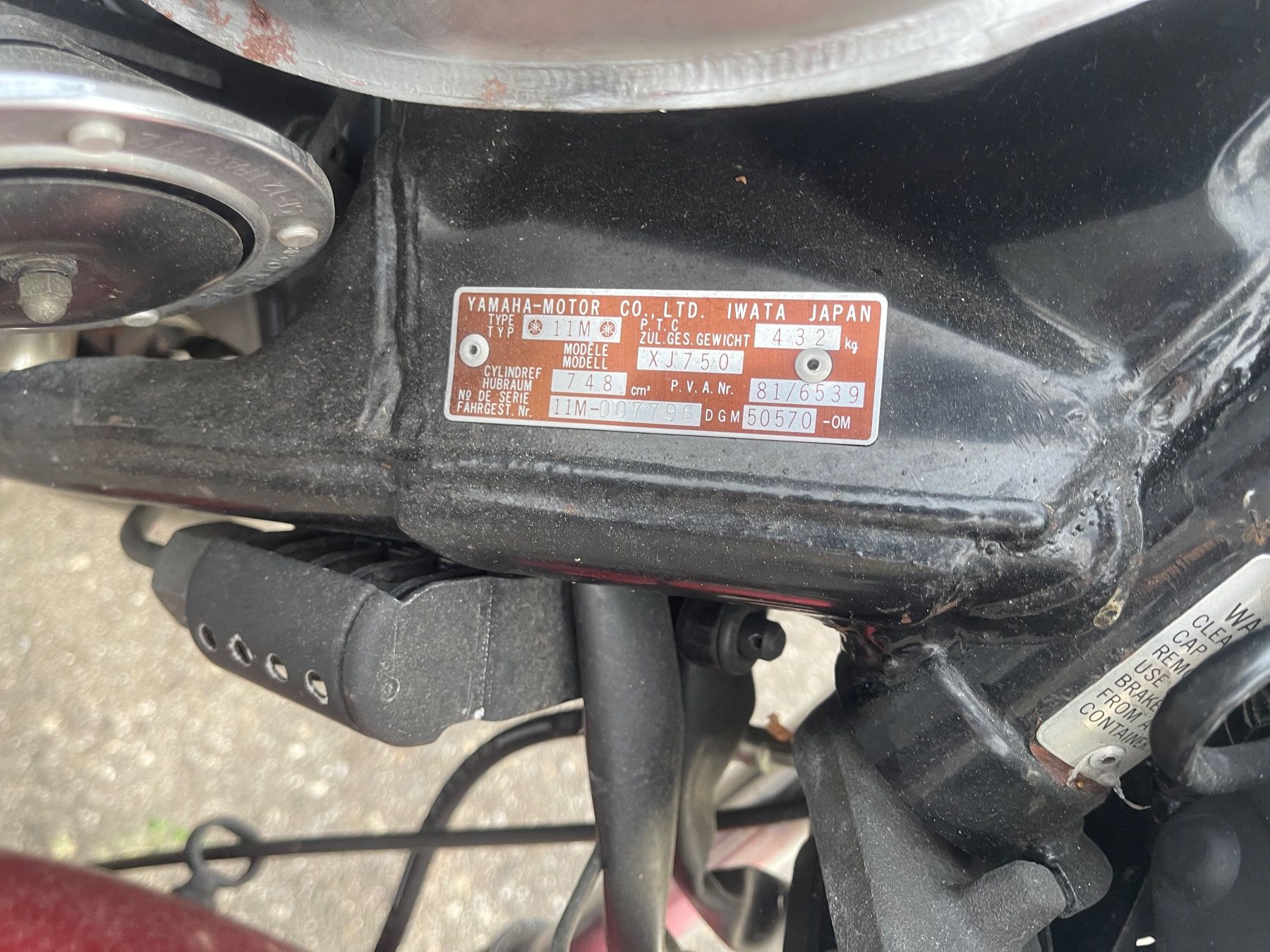 Yamaha Chopper: Yamaha XJ 750 – Usato da Zürich venduto da Koby57 4